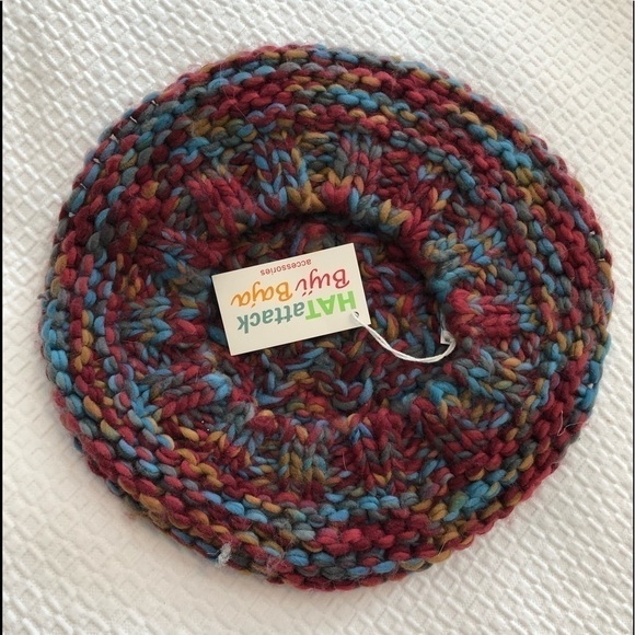 NWT Hat Attack Knit Beret main image 5